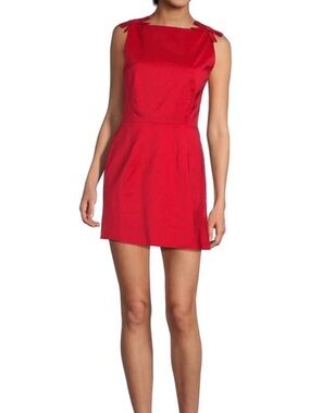 Gianni Bini Boat Neck Bow Detail Sleeveless Scoop Back